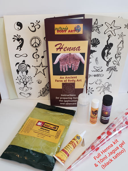 Henna / Jagua Applicator bottle with detailing tips – Soulstice Shop